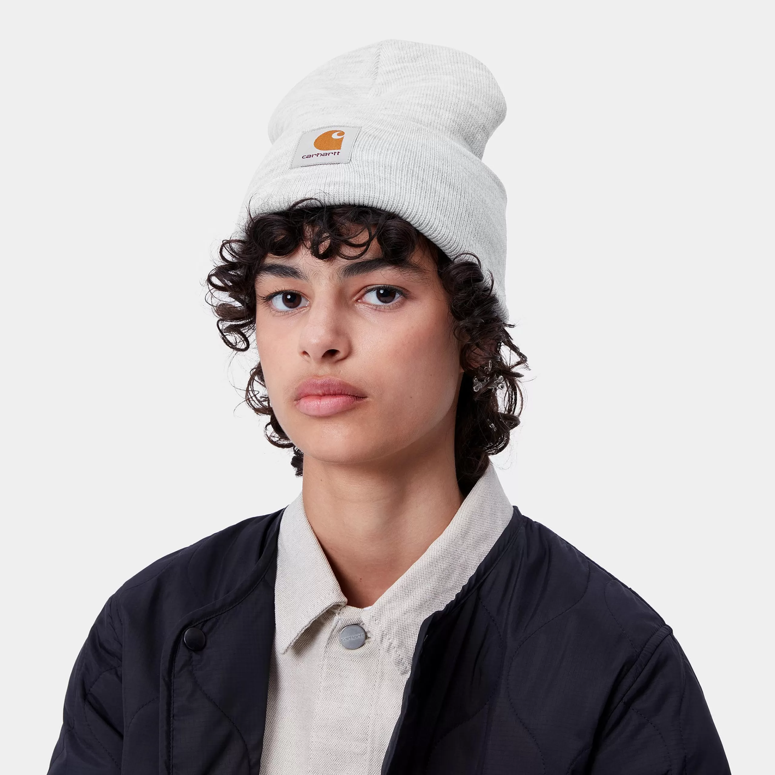 Online Carhartt WIP Acrylic Watch Hat Ash Heather
