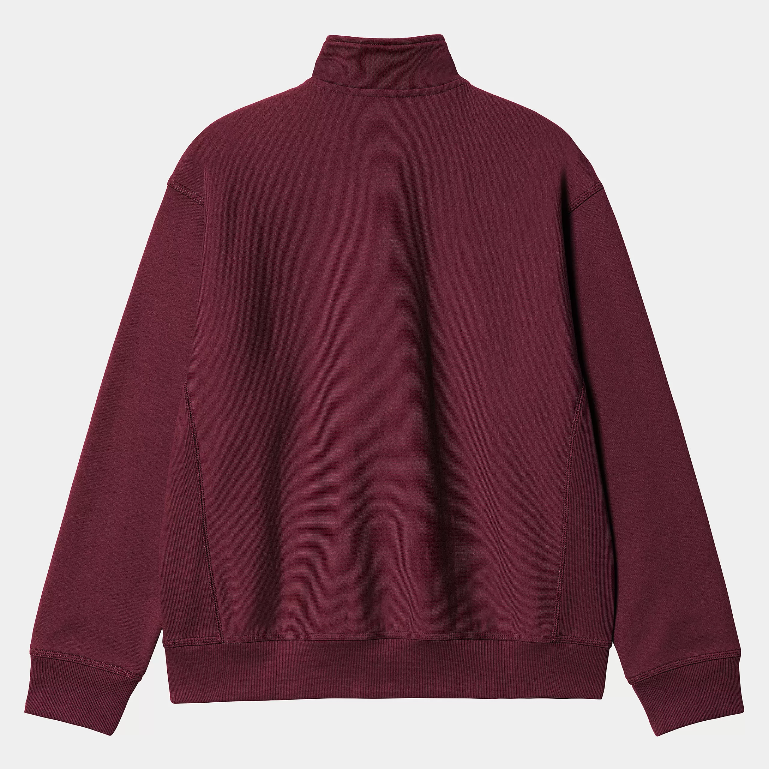 Online Carhartt WIP Half Zip American Script Sweatshirt Malbec