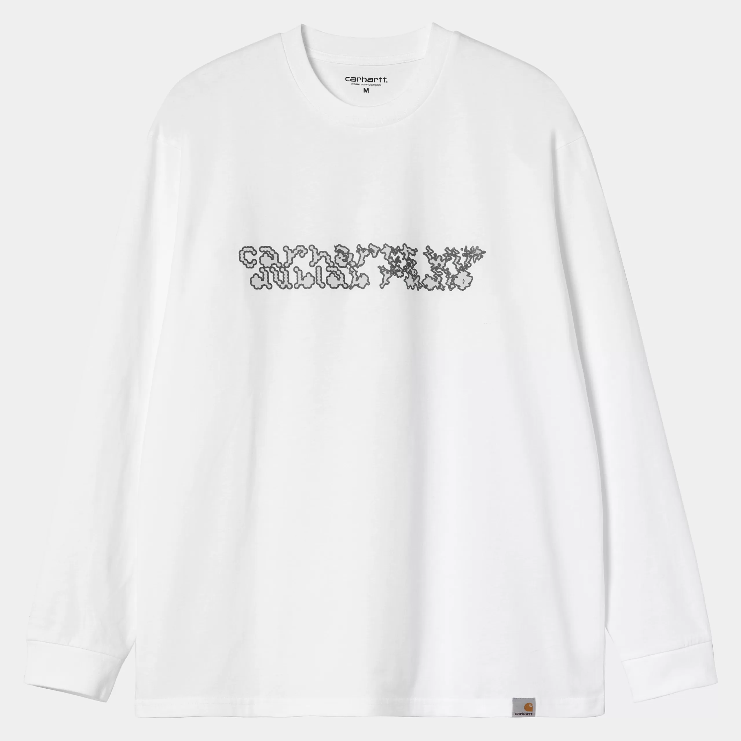 Clearance Carhartt WIP L/S DUBLAB 25 YRS T-Shirt White