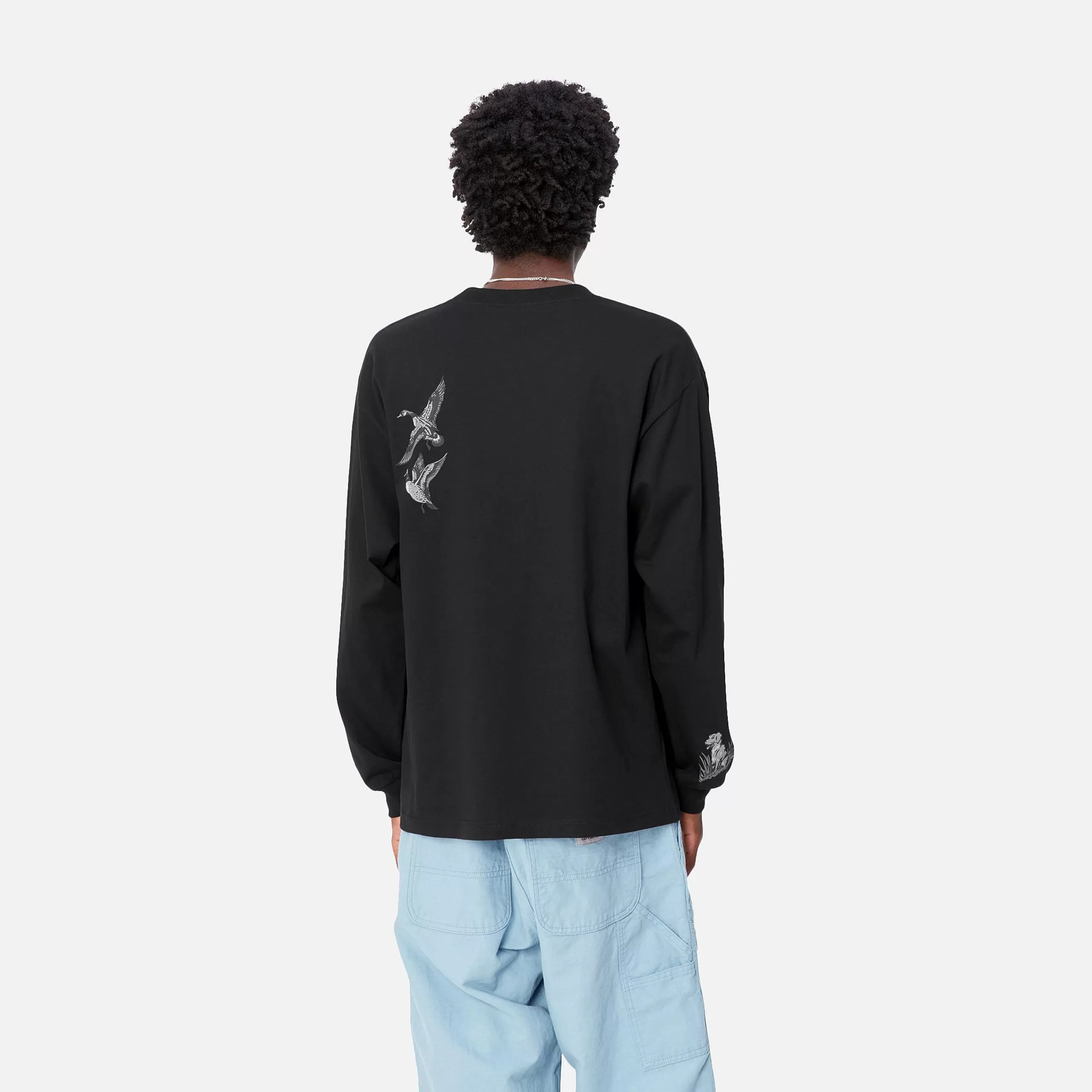 Hot Carhartt WIP L/S Ducks T-Shirt Black