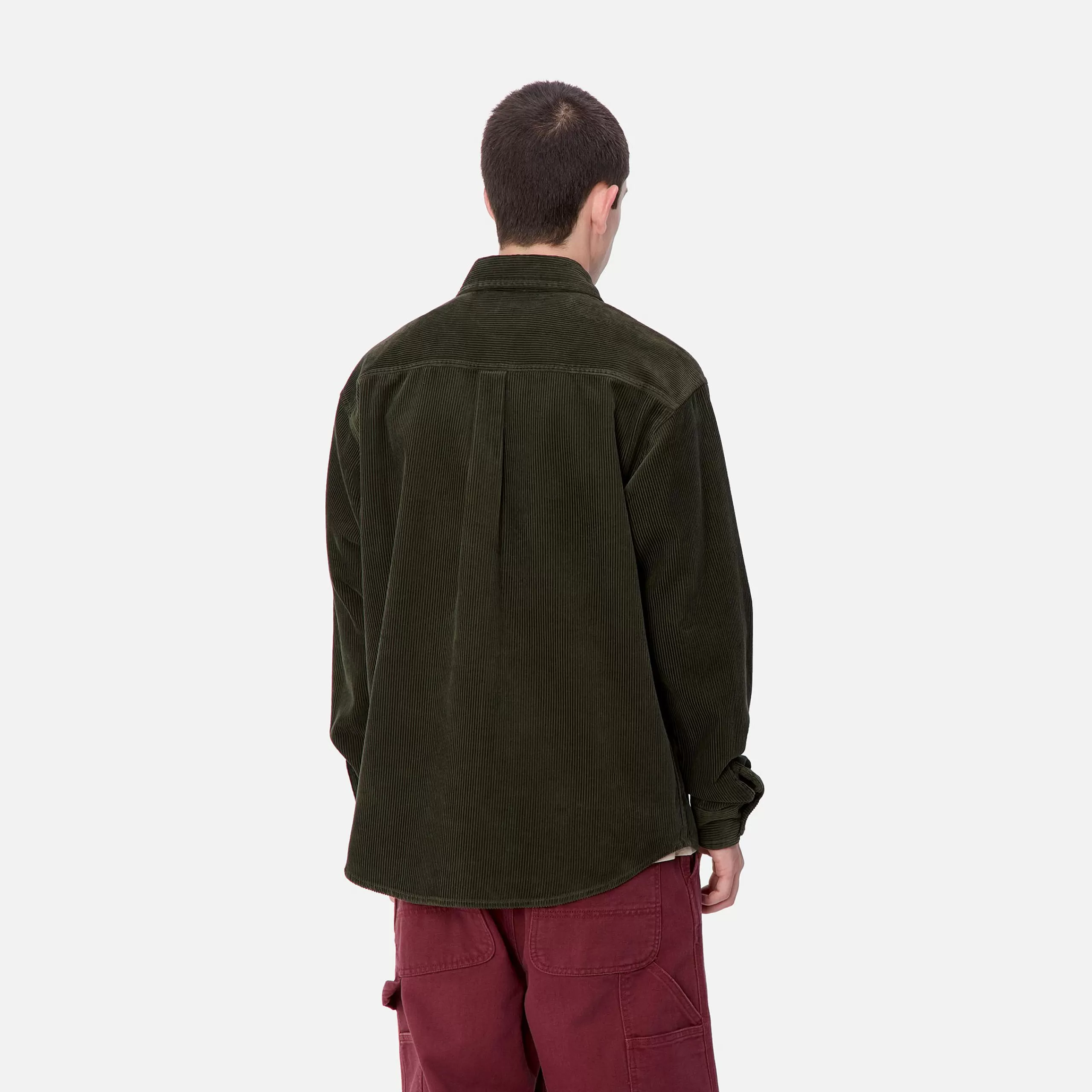 Fashion Carhartt WIP L/S Flint Shirt Office Green