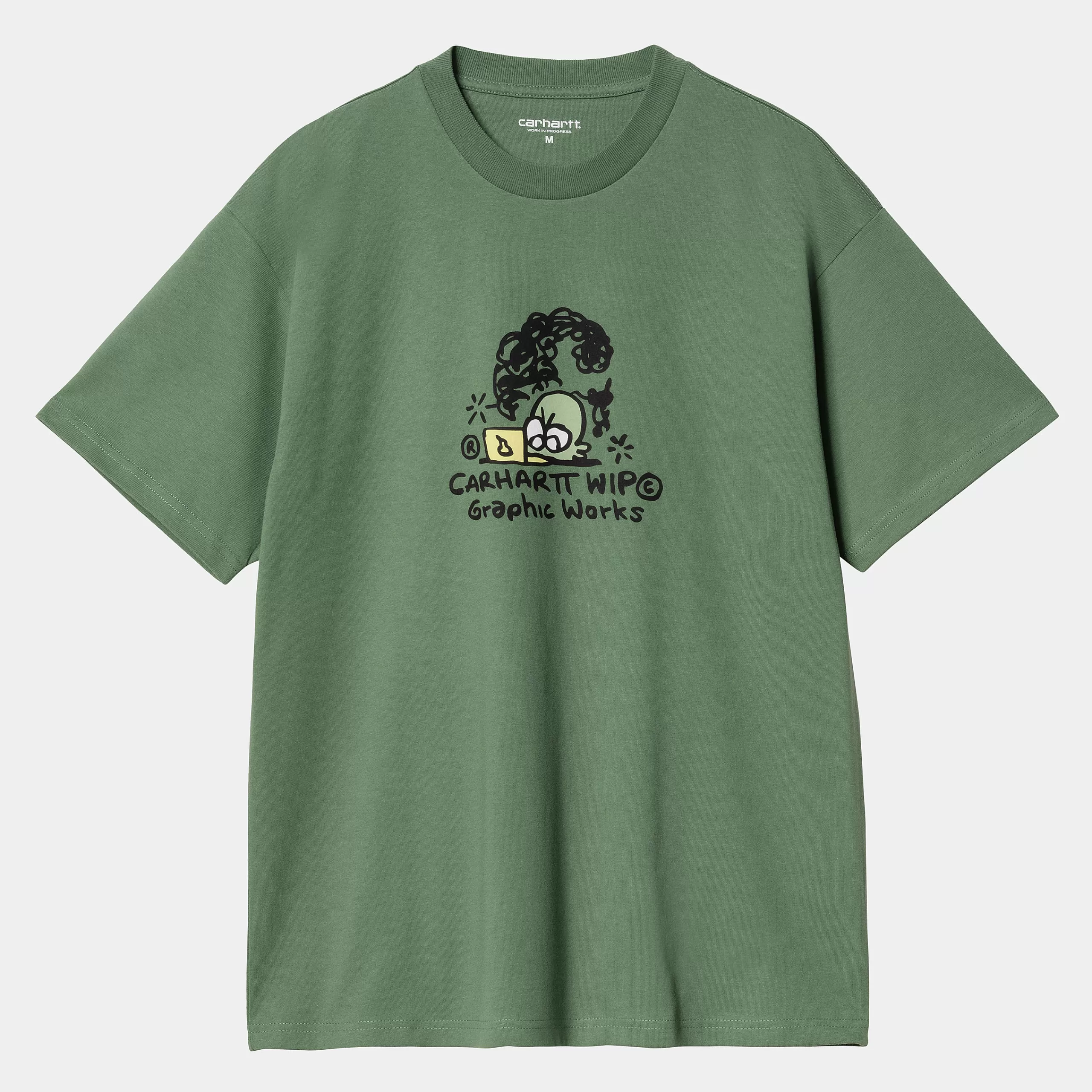 New Carhartt WIP S/S Graphic Works T-Shirt Duck Green