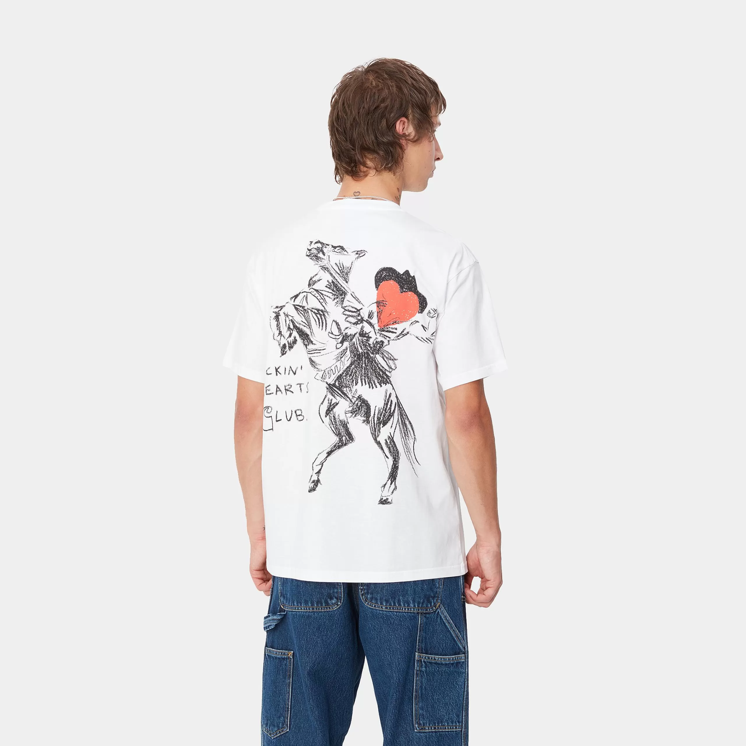 New Carhartt WIP S/S Pepe B.H.C T-Shirt White