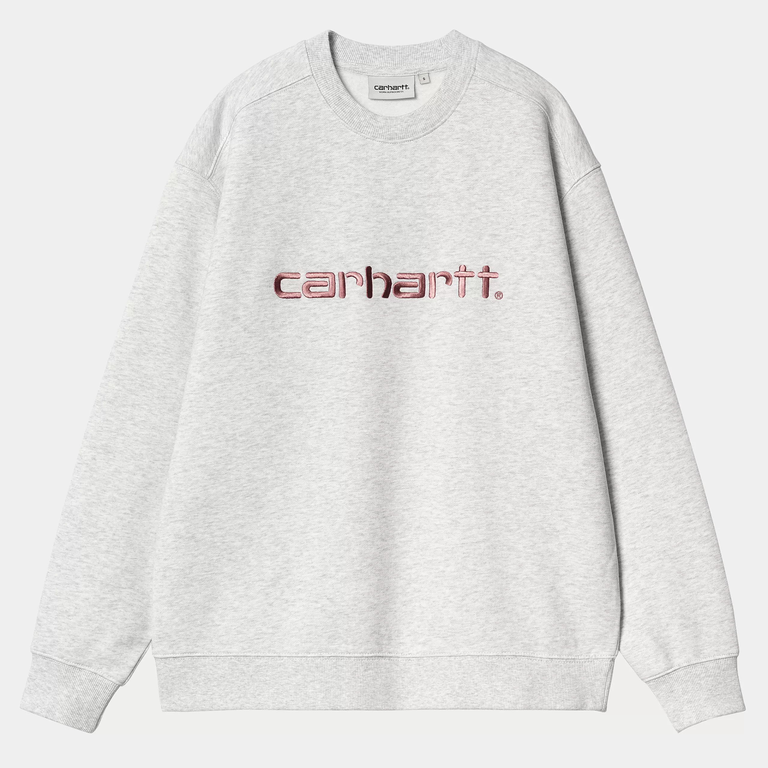 Cheap Carhartt WIP W' Carhartt Sweatshirt Ash Heather / Dusty Rose